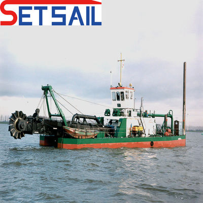 Flujo de agua 100m3-20000m3 Cummins Motor diésel Trailing Hopper Scution Dredger para el barro