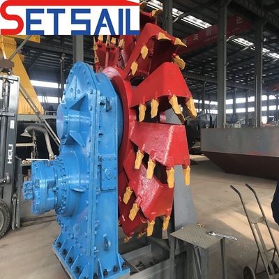 Dredger de cubos de arena hidráulico completo personalizado con y profundidad de dragado de 8m-20m