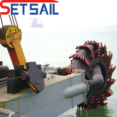Dredger de cubos de arena hidráulico completo personalizado con y profundidad de dragado de 8m-20m