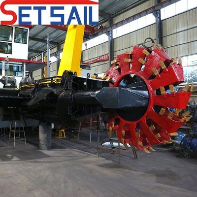 Dredger de cubo de ruedas controlado por Siemens PLC para dragado en lagos y embalses
