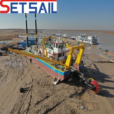 Dredger de arena con cubo de ruedas de Siemens PLC con sistema hidráulico Rexroth