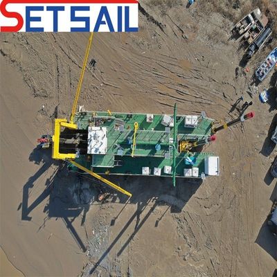 Profundidad de dragado de 8m-20m Torbellina hidráulica con ruedas de múltiples funciones Bucekt Dredger en moneda estadounidense