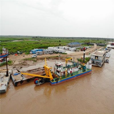 Siemens PLC Motor diesel de ruedas hidráulicas Excavadora de sedimentos con estación de refuerzo