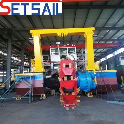 Fabricación de máquinas de dragado de cubo de ruedas con diámetro de tubo de descarga de 200-800 mm