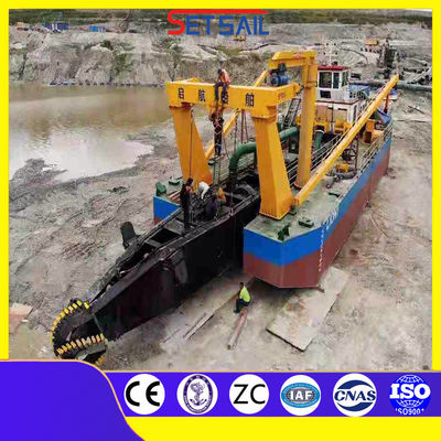Mini River Jet Suction Sand Pump Ship Dredger con potencia de motor diesel de 110kw-2000kw