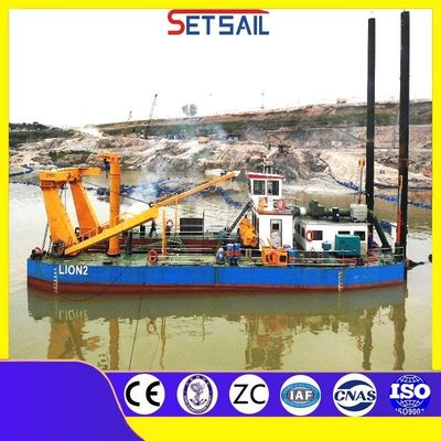Mini River Jet Suction Sand Pump Ship Dredger con potencia de motor diesel de 110kw-2000kw