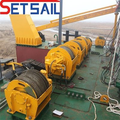 Excavadora hidráulica de aspiración de arena con motor diésel Weichai y capacidad de 160m3-2000m3