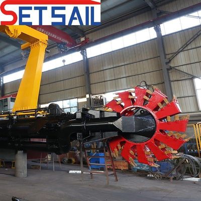 Dredger de aspiración de ruedas de cubo controlado por Siemens PLC Dredger de arena con rendimiento