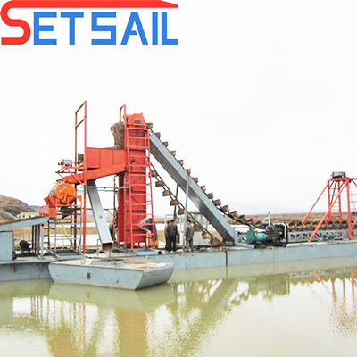 Dredger de oro y diamantes de alta capacidad con diseño personalizado