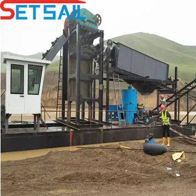 Cadena de cubos de moneda de EE.UU. Excavadora de diamantes de minería de oro con capacidad de 60-500 metros cúbicos