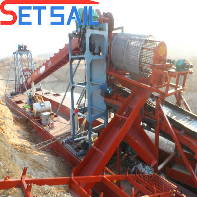 7.5kw-100kw elevador motor de la cadena de energía cubo de oro excavadora para la operación de excavación en el río