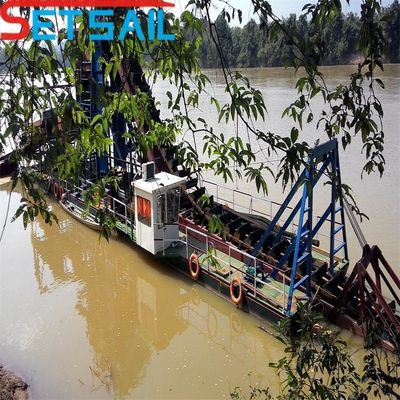 Dredger para la extracción de oro y diamantes de Chain Bucket Lake Sand con capacidad de 0.035m3-1.2m3