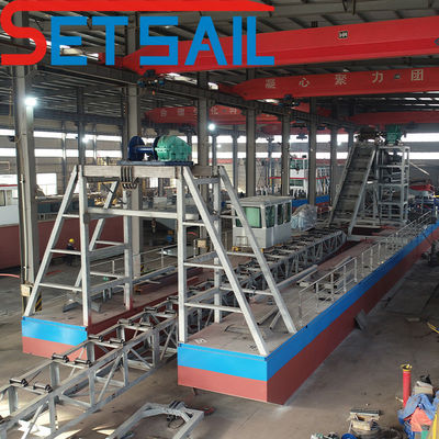 Dredger de minería con cubo de cadena de 50-500 m3 para extracción de oro y diamantes en ríos personalizados