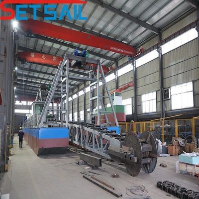 Máquina de minería de lagos multifunción con excavación por cadena de cubo potencia del motor principal 37kw-200kw