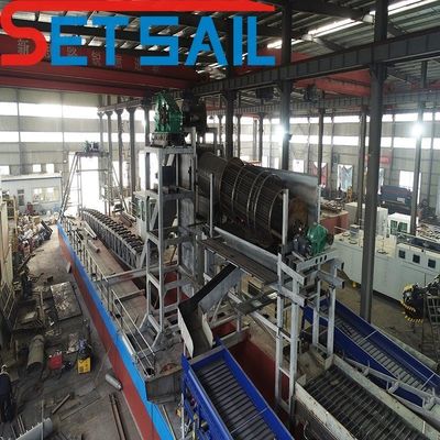 Equipo de minería de diamantes de cubo de cadena con capacidad de 0,035m3-1,2m3 y potencia de 37kw-200kw