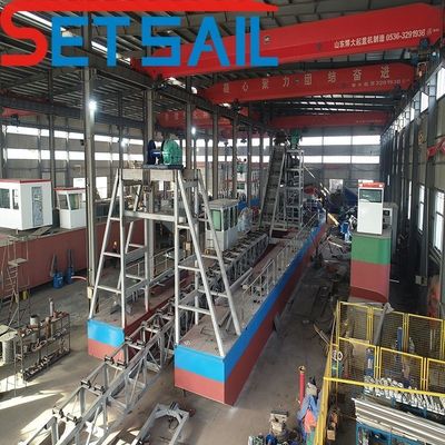 Dredger de minería de oro del río con conjuntos de generadores Cumins 75kw-500kw y diseño personalizado