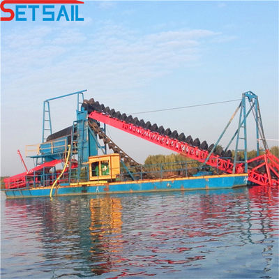 37kw-200kw excavación de la cadena de potencia del motor principal del río Bucket Diamond Dredger para el lago Gold