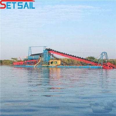 37kw-200kw excavación de la cadena de potencia del motor principal del río Bucket Diamond Dredger para el lago Gold