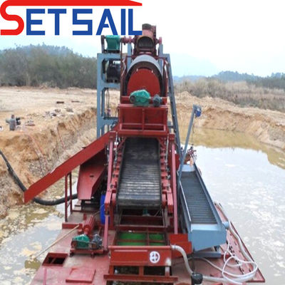 Dredger para minería de oro y diamantes equipado con conjuntos de generadores de motores diesel QHCBD-3
