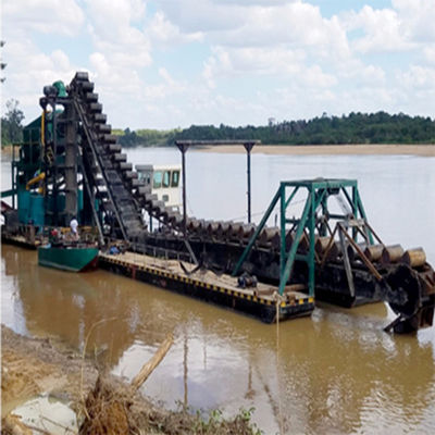 Dredger de oro de río de alta capacidad QHCBD-5 con equipo de jigging de diamantes