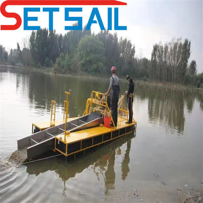 Profundidad de dragado de 7-30 metros Cadena de cubos de oro y diamante Dredger con pantalla de tambor