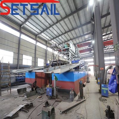 Excavadora de oro de 150 m3 de capacidad para la separación de flotación en América del Sur
