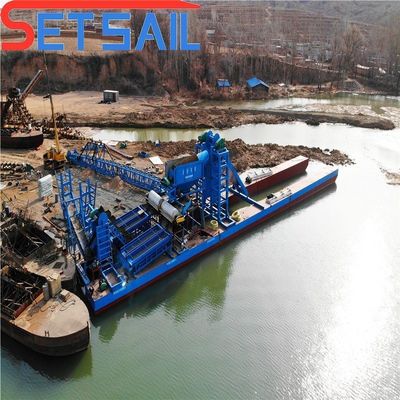 Costo de envío y tiempo de entrega estimado para una dragadora minera de 150 metros cúbicos en el río