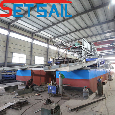 Dredger de oro y diamantes QHM-1 con material resistente a la corrosión