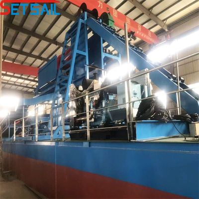 15kw de potencia de la bomba de inyección de alta capacidad de oro y la mezcla de diamantes excavadora con Jigging