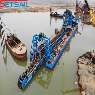 15kw de potencia de la bomba de inyección de alta capacidad de oro y la mezcla de diamantes excavadora con Jigging