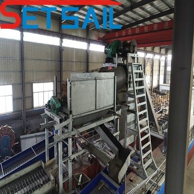 Dredger de oro de cubo de cadena con máquina de jigging Consumo total de combustible 14L-39L