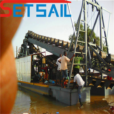 172PCS-200PCS Cadenas MD-40 Barco de minería de oro y diamantes del río con paracaídas