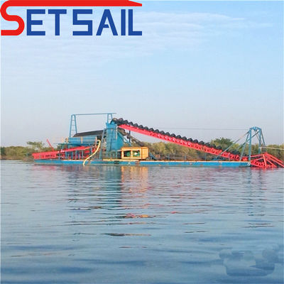 128-176PCS Chain Bucket Lake Sand Gold Dredger con paracaídas de agitación de diamantes a un precio asequible