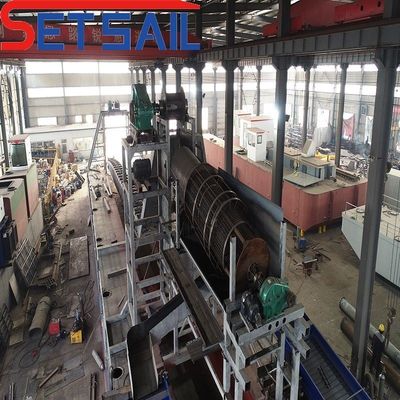 Maquinaria de minería de oro del río con 7.5kw-50kw de energía de la bomba de inyección y el cubo de la cadena