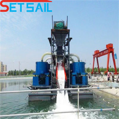 Cantidad en cadena 172PCS-200PCS Máquinas de minería fluvial de baja falla con equipo de jigging