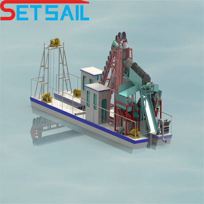 Cantidad en cadena 172PCS-200PCS Máquinas de minería fluvial de baja falla con equipo de jigging