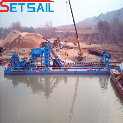 4kw X 3-10kw X3 Dispositivo de migración Cadena Balde Río Maquinaria de minería de oro con jigging