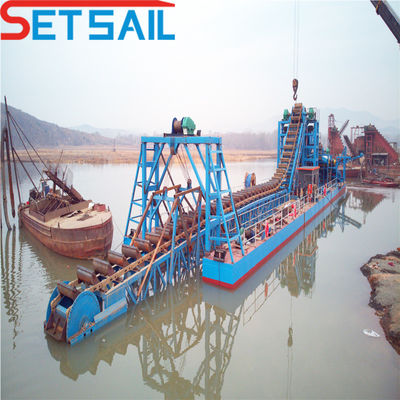 4kw X 3-10kw X3 Dispositivo de migración Cadena Balde Río Maquinaria de minería de oro con jigging