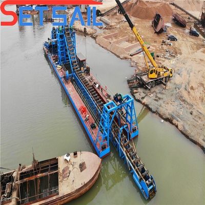 Excavadora de arena para minería en ríos y ISO. Certificado CE