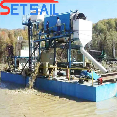 Excavadora de arena para minería en ríos y ISO. Certificado CE