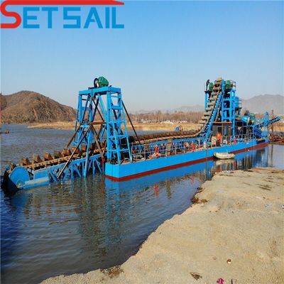 Equipo de extracción de oro de la cadena eléctrica Bucket River para el diamante y el servicio de toda la vida