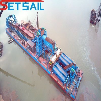 EE.UU. Excavadora de minería fluvial multifunción con paracaídas de agitación de oro multifunción