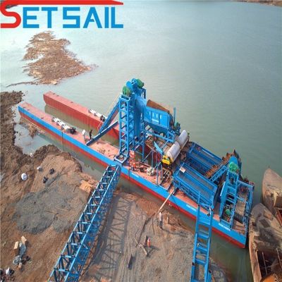EE.UU. Excavadora de minería fluvial multifunción con paracaídas de agitación de oro multifunción