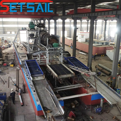Equipo de dragado para la extracción de oro y diamantes de la cadena de cubo