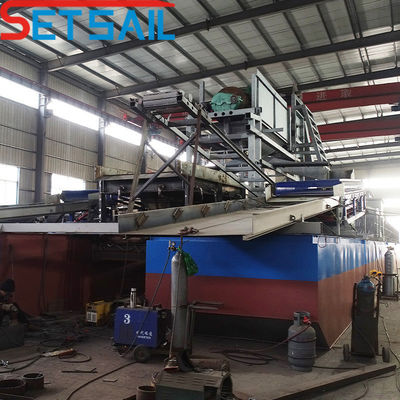 Equipo de dragado para la extracción de oro y diamantes de la cadena de cubo