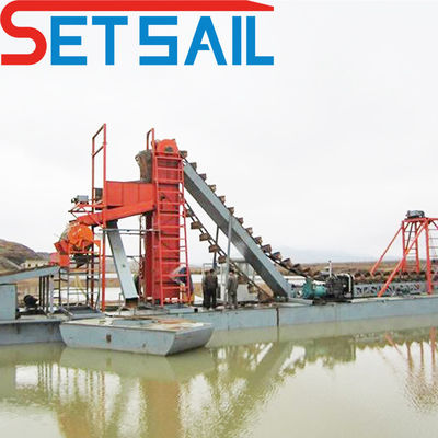 1.0m-2m Barco de minería de oro con paracaídas de agitación y alfombra 30 días de garantía de reembolso