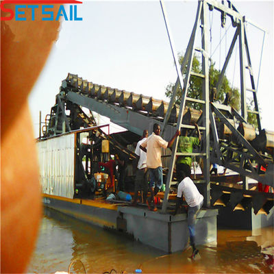 EE.UU. Chain Bucket River Minería de oro Equipo para el oro Diamante 30 días de garantía de reembolso