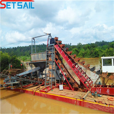 EE.UU. Chain Bucket River Minería de oro Equipo para el oro Diamante 30 días de garantía de reembolso