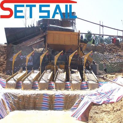 Cummis y Weichai Generador Maquinaria de minería de oro y diamantes con chute de vibración