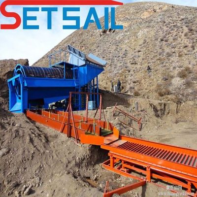 Cummis y Weichai Generador Maquinaria de minería de oro y diamantes con chute de vibración